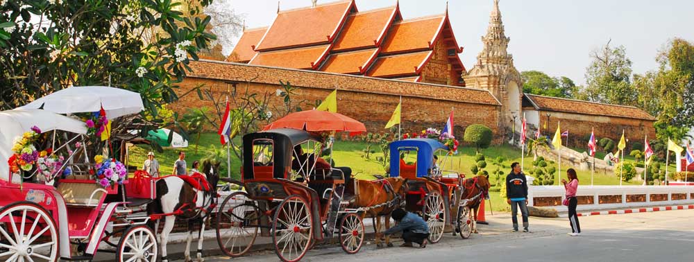 Le temple Wat Phra That Lampang Luang